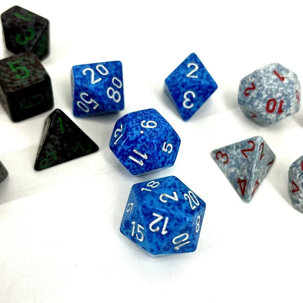 Lot Of OOP Chessex Elemental Air Earth‎ Water 25310 25300 25306 RPG D&D